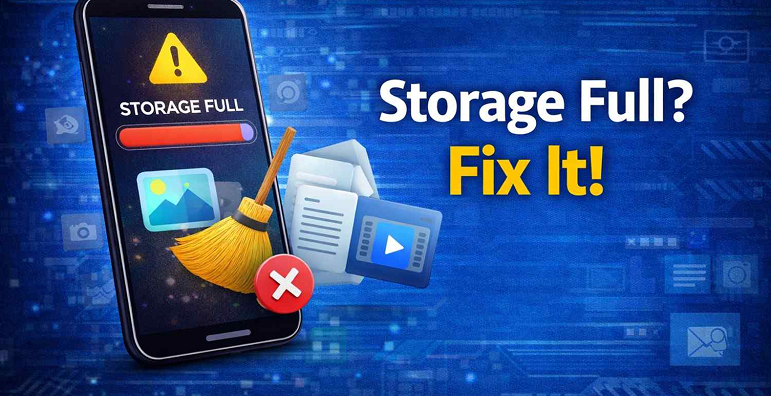 How to clear phone storage